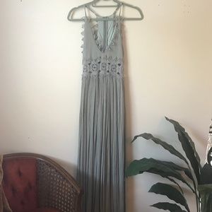 Lulus Sage Green Maxi Dress